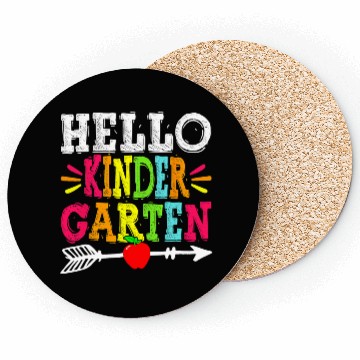 Discover Hello Kindergarten Teacher Funny Back To School Coasters