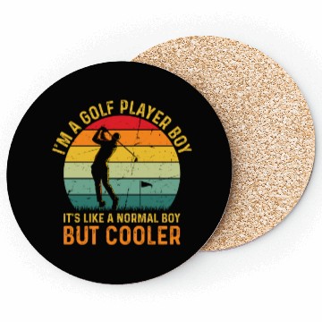 Discover I'm A Golf Player Boy - Golfer Boys Golf Player Coasters