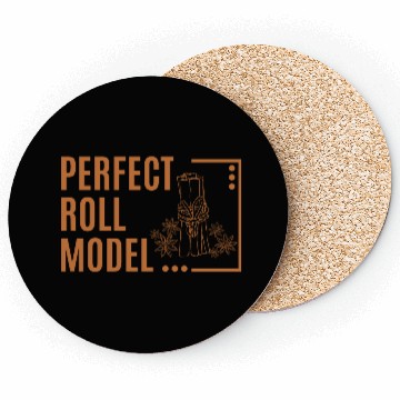 Discover Perfect Roll Model Cinnamon Roll Mom Dad Role Mode Coasters