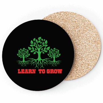 Discover Growth Tree Inspirational Design Coasters