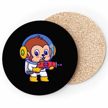 Discover Monkey Galaxy Astronaut Coasters