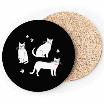 Discover Spring Cats Coasters