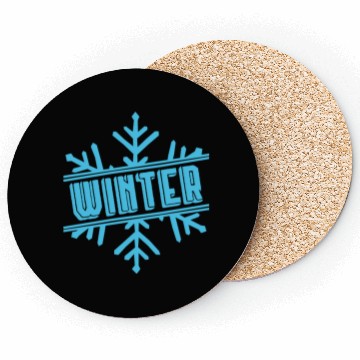Discover Winter Snowflakes Coasters