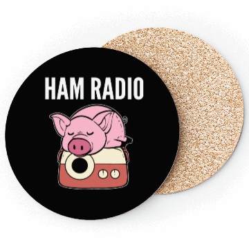 Discover Ham Radio Newscaster Gift Coasters
