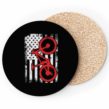 Discover Patriotic US Mountain Biker Coasters