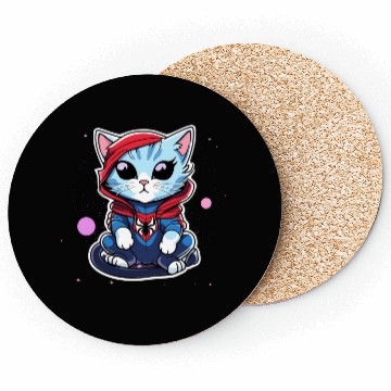 Discover Cute Spider Kitty Coasters