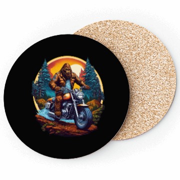 Discover Bigfoot Biker Coasters