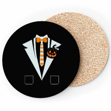 Discover Hilarious Halloween Suit Costume Coasters