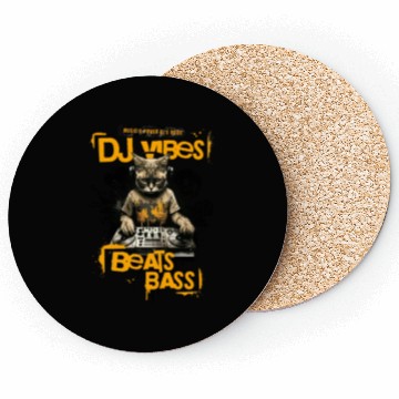 Discover DJ VIBES,BEATS BASS Coasters