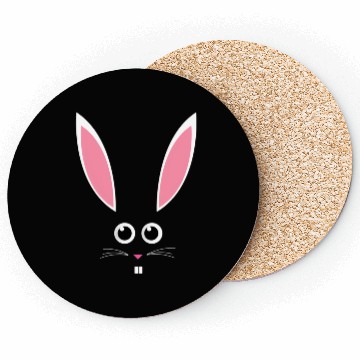 Discover Easter Bunny Face Coasters