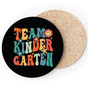 Discover Team Kindergarten Teacher Student Groovy Back To Coasters