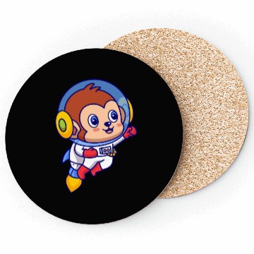 Discover Flying Monkey Astronaut Coasters