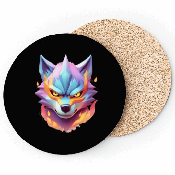 Discover Pastel Blaze Wolf Ninja Coasters