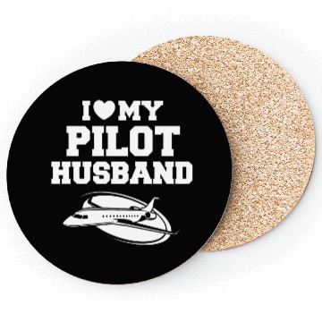 Discover I Love my Pilot Husband Coasters