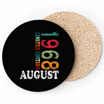 Discover august 1968 Anniversary august 1968 august Coasters