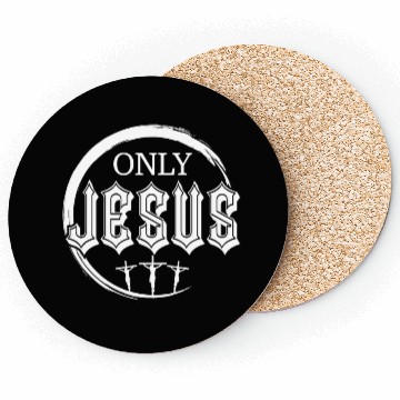 Discover Only Jesus Love Jesus Christian Christmas Coasters