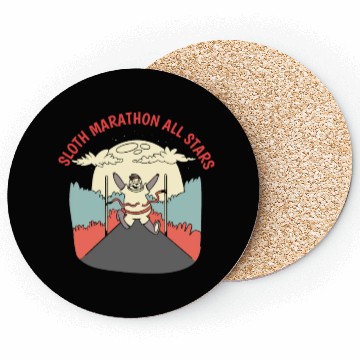 Discover Sloth Cute Sloth Running Coasters