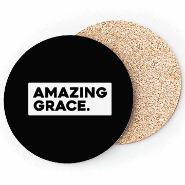 Discover Amazing Grace Love Jesus Christian Christmas Coasters