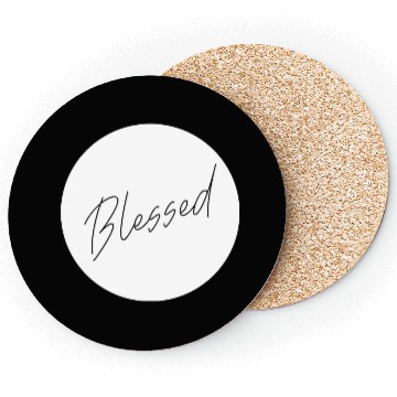 Discover Blessed Love Jesus Christian Christmas Coasters