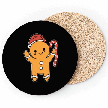 Discover Gingerbread Cookie Baker Gift Coasters