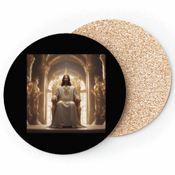 Discover Jesus is king Coasters