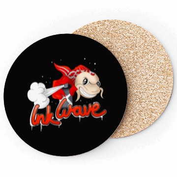 Discover Graffiti Sprayer Koi Fish Street Style Coasters