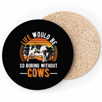 Discover Cow Cattle Breeder Land, Farmer Cows Coasters