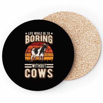 Discover Cow Cattle Breeder Land, Farmer Cows Coasters
