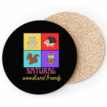 Discover Natural woodland animals Coasters