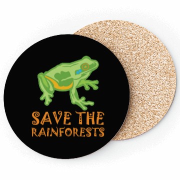 Discover Save The Rainforests Tree Frog Coasters