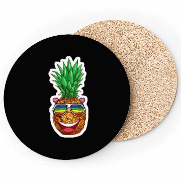 Discover Pineapple Summer Coasters