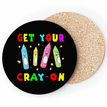 Discover Teacher , Get Your Cray-on, Groovy, Kindergarten Coasters
