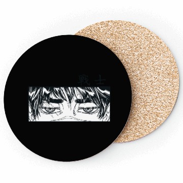 Discover Warrior Manga Panel Coasters