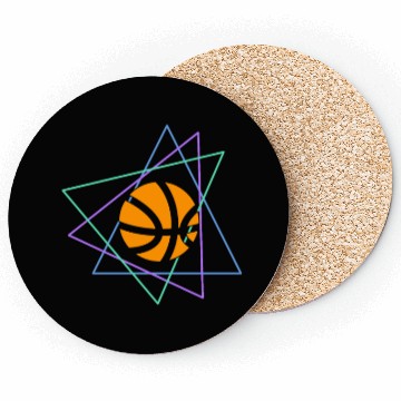 Discover Neon Basketball Energy Coasters