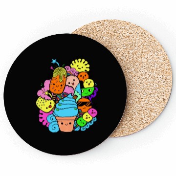 Discover Multi Colorful Sweet Gang Coasters