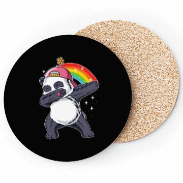 Discover Dabbing Panda Panda Bear Friend Lover Giant Panda Coasters