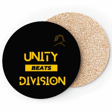 Discover Unity Beats Division Unisex Short Sleeve Coasters