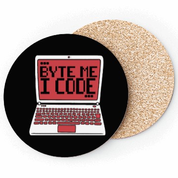 Discover Byte Me I Code Coder Engineer Full Stack Software Coasters