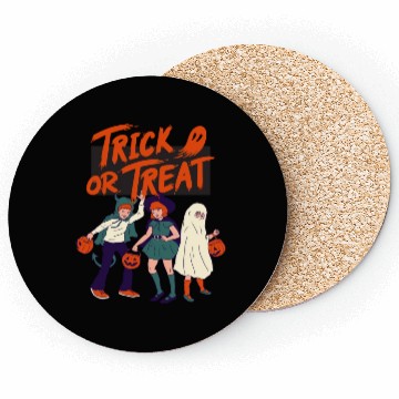 Discover Trick or treat Coasters