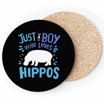 Discover Kids Hippo Hippopotamus Just A Boy Who Loves Hippo Coasters