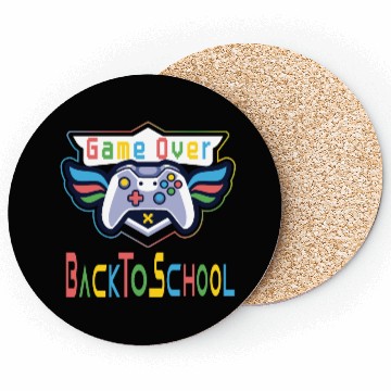 Discover Fun Color Game Over Back To School Coasters