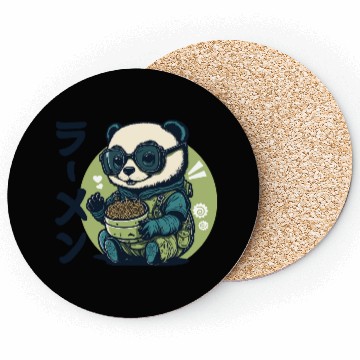 Discover Panda Ramen Cute Kawaii Coasters