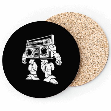 Discover Ghetto Blaster Robot Coasters