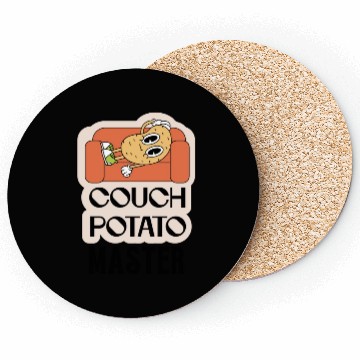 Discover Couch Potato Master... Humor Coasters
