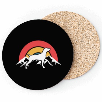 Discover Weimaraner Silhouette Coasters