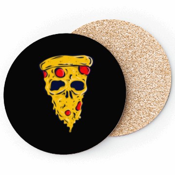 Discover pizza skull Coasters