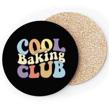 Discover Cool Baking Club Baker Team Pastry Chef Squad Coasters