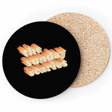 Discover Sunday Scaries Typography Coasters