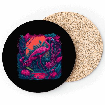 Discover Neon flamingo Coasters
