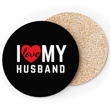 Discover I love My husband Coasters